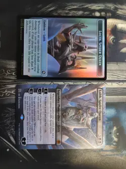 Lolth, Spider Queen regular (Borderless) with a foil emblem/treasure token - Image 1