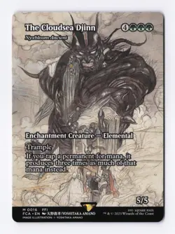 The Cloudsea Djinn (Showcase) 0016 (M) MTG Final Fantasy: Through the Ages (FCA) - Image 1