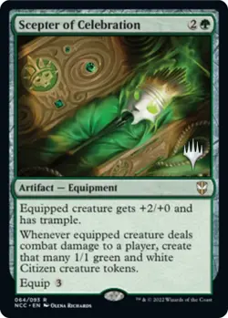 Scepter of Celebration - Promo Pack: Streets of New Capenna (PPSNC) NM - Image 1