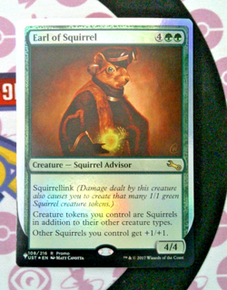 Earl of Squirrel Foil NM The List Reprints Promo Magic The Gathering MTG 108/216 - Image 3