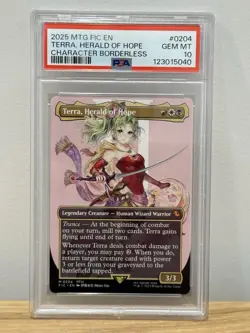 MTG - Terra, Herald of Hope #204 Mythic FIC Commander Final Fantasy ~ PSA 10 - Image 2