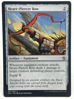Heart-Piercer Bow LP* Khans Of Tarkir ENGLISH 221/269 mtg -UnltdCards - Image 1