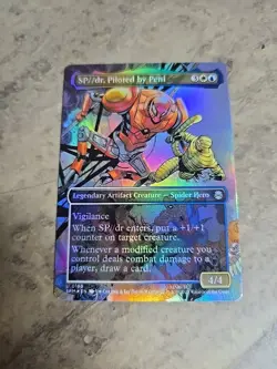 SP dr, Piloted by Peni (Borderless) Marvel's Spider-Man Foil Uncommon MTG NM - Image 1