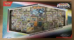 Pokemon TCG Prismatic Evolutions Lucario Ex + Tyranitar Ex Premium Collection - Image 1