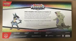 Pokemon TCG Prismatic Evolutions Lucario Ex + Tyranitar Ex Premium Collection - Image 2