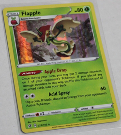 Pokemon 2020 Rebel Clash "FLAPPLE" #022/192 HOLO Rare - Image 2