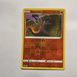Salandit 027/202 - Sword & Shield - Reverse Holo - Pokemon - Image 1