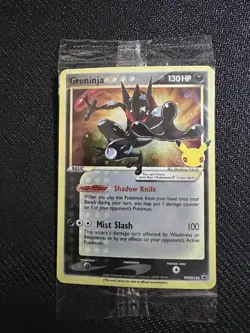 Pokemon Celebrations Greninja Gold Star SWSH144 Sealed SWIRL💫 - Image 2