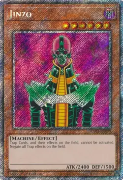Yugioh! Jinzo - RA03-EN099 - Platinum Secret Rare - 1st Edition Near Mint, Engli - Image 1