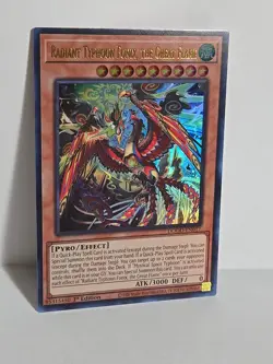 Yugioh! Radiant Typhoon Fonix, the Great Flame DOOD-EN017 Ultra Rare 1st NM - Image 1