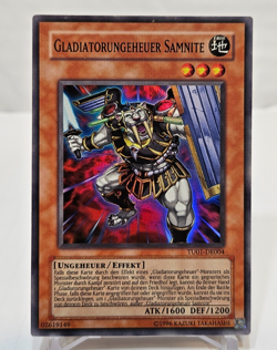 GERMAN Gladiator Beast Samnite TU01-DE004 TU01-EN004 Super Rare Yugioh 7935 - Image 1