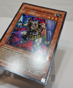 GERMAN Gladiator Beast Samnite TU01-DE004 TU01-EN004 Super Rare Yugioh 7935 - Image 2