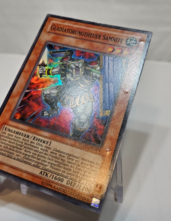 GERMAN Gladiator Beast Samnite TU01-DE004 TU01-EN004 Super Rare Yugioh 7935 - Image 3