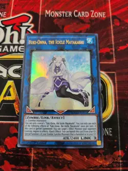 Yu-Gi-Oh! MISPRINT Yuki-Onna, the Icicle Mayakashi MAMA-EN014 - Image 1