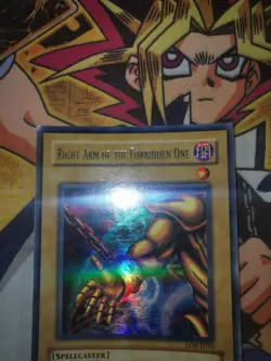 Right Arm of the Forbidden One lob-e099 Unltd Ed (LP/MP) Ultra Rare Yu-Gi-Oh! - Image 2