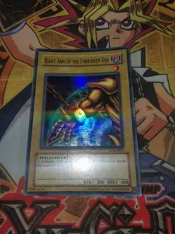 Right Arm of the Forbidden One lob-e099 Unltd Ed (LP/MP) Ultra Rare Yu-Gi-Oh! - Image 3