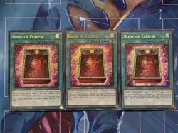 3x (NM) Book of Eclipse BLMR-EN090 Secret Rare (Playset) Yugioh 1st Edition - Image 1
