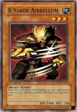 X-Saber Airbellum - 5DS2-EN019 - LP - Common - 1st ed - Yugioh - Image 1