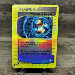 WEAKNESS GUARD 141/147 Aquapolis REVERSE HOLO Pokemon TCG card - Image 1