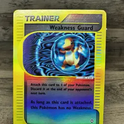 WEAKNESS GUARD 141/147 Aquapolis REVERSE HOLO Pokemon TCG card - Image 2