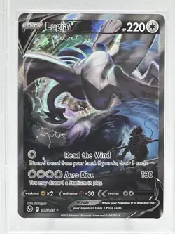 Lugia v Pokemon Silver Tempest Alternate Full Alt Art Holo Card 186/195 PSA 10 - Image 2