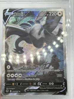 Lugia v Pokemon Silver Tempest Alternate Full Alt Art Holo Card 186/195 PSA 10 - Image 3
