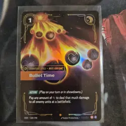 FOIL Riftbound Miss Fortune Card Bullet Time 268/298 English League of legends - Image 1