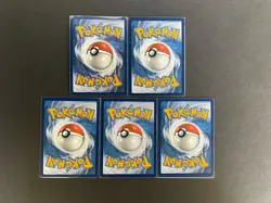 Jynx EX 151 (MEW) + 4 base (1 RevHOLO) 5-card mixed Pokemon lot - PWE - Image 2