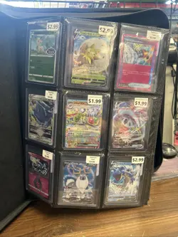 Pokemon Binder Japanese Pokemon Cards 178 Cards! With Toploader Binder! - Image 1