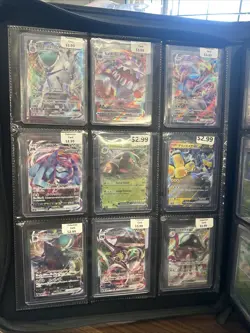 Pokemon Binder Japanese Pokemon Cards 178 Cards! With Toploader Binder! - Image 2