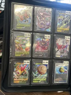 Pokemon Binder Japanese Pokemon Cards 178 Cards! With Toploader Binder! - Image 4