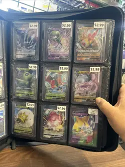 Pokemon Binder Japanese Pokemon Cards 178 Cards! With Toploader Binder! - Image 5