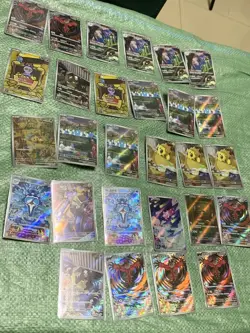 pokemon cards ar lots 28 s.Chinese Gimmighoul Joltik Palafin Houndour J31 - Image 1