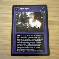 One Card - Star Wars CCG Imperial Outpost / Endor Operations ENDOR LP/NM - Image 2