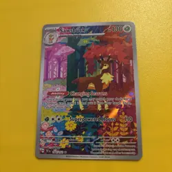 Sawsbuck 166/162 S&V Temporal Forces Illustration Rare Pokemon Card - Image 1