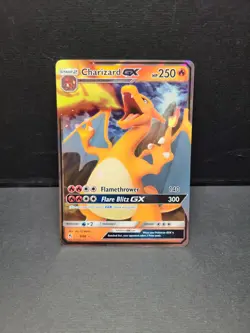 Charizard GX 9/68 - Holo Pokemon Card - Hidden Fates - NM - Image 1