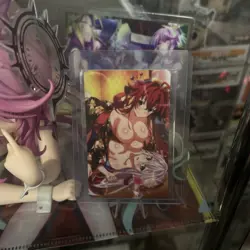High School DxD HERO Gamers Rias Gremory Rossweisse E-10 Illustration Card - Image 1