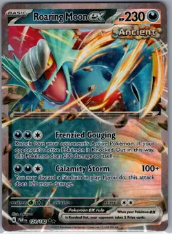 Roaring Moon ex 124/182 SV04: Paradox Rift - Pokemon Card - NM - Image 1