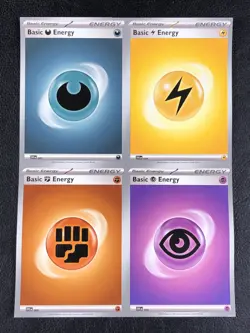 Pokemon TCG - Scarlet & Violet - Uncut Sheet Piece - 4 Card Energy - w/Toploader - Image 1