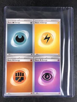 Pokemon TCG - Scarlet & Violet - Uncut Sheet Piece - 4 Card Energy - w/Toploader - Image 3