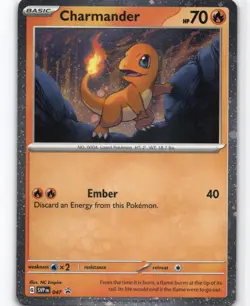 Charmander - (Cosmos Holo) Promo SV: Scarlet & Violet Promo Cards 047 NM Pokemon - Image 1
