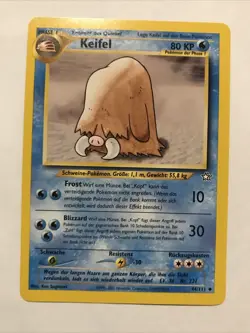 Piloswine German Pokemon Neo Genesis 44/111 2000 Keifel Card - Image 1