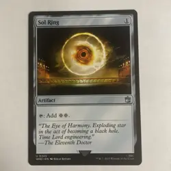 1xMTG Sol Ring-Universes Beyond: Doctor Who-NM - Image 1