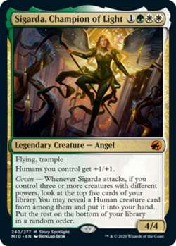 MTG - Sigarda, Champion of Light - Innistrad: Midnight Hunt - NM, English Magic - Image 1