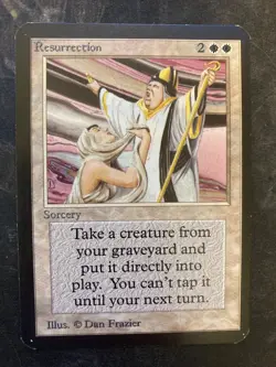 *** ALPHA Resurrection *** NM+ Beauty! - DUTY PAID - Vintage Magic MtG - Image 1