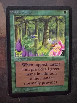 *** ALPHA Wild Growth *** NM Beauty! - DUTY FREE - Vintage Magic MtG - Image 1