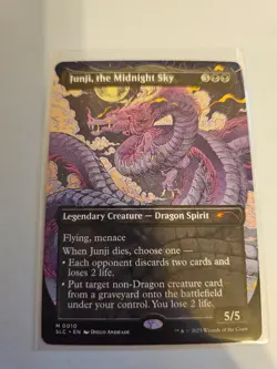Junji, the Midnight Sky Borderless MTG Encyclopedia of Magic Nm/M - Image 1