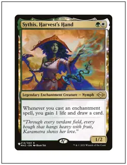 1x Sythis, Harvest's Hand, The List, Magic the Gathering MTG NM - Image 1