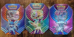 Pokemon TCG Sylveon, Glaceon, Leafeon GX Fall Celebration Tin Sealed NEW 2018 - Image 1