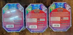 Pokemon TCG Sylveon, Glaceon, Leafeon GX Fall Celebration Tin Sealed NEW 2018 - Image 2